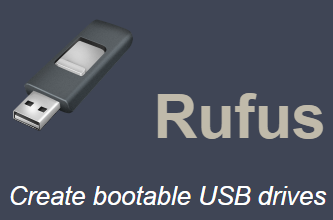 Rufus USB bootable