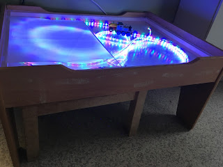 DIY Light Table for Infants and Toddlers.