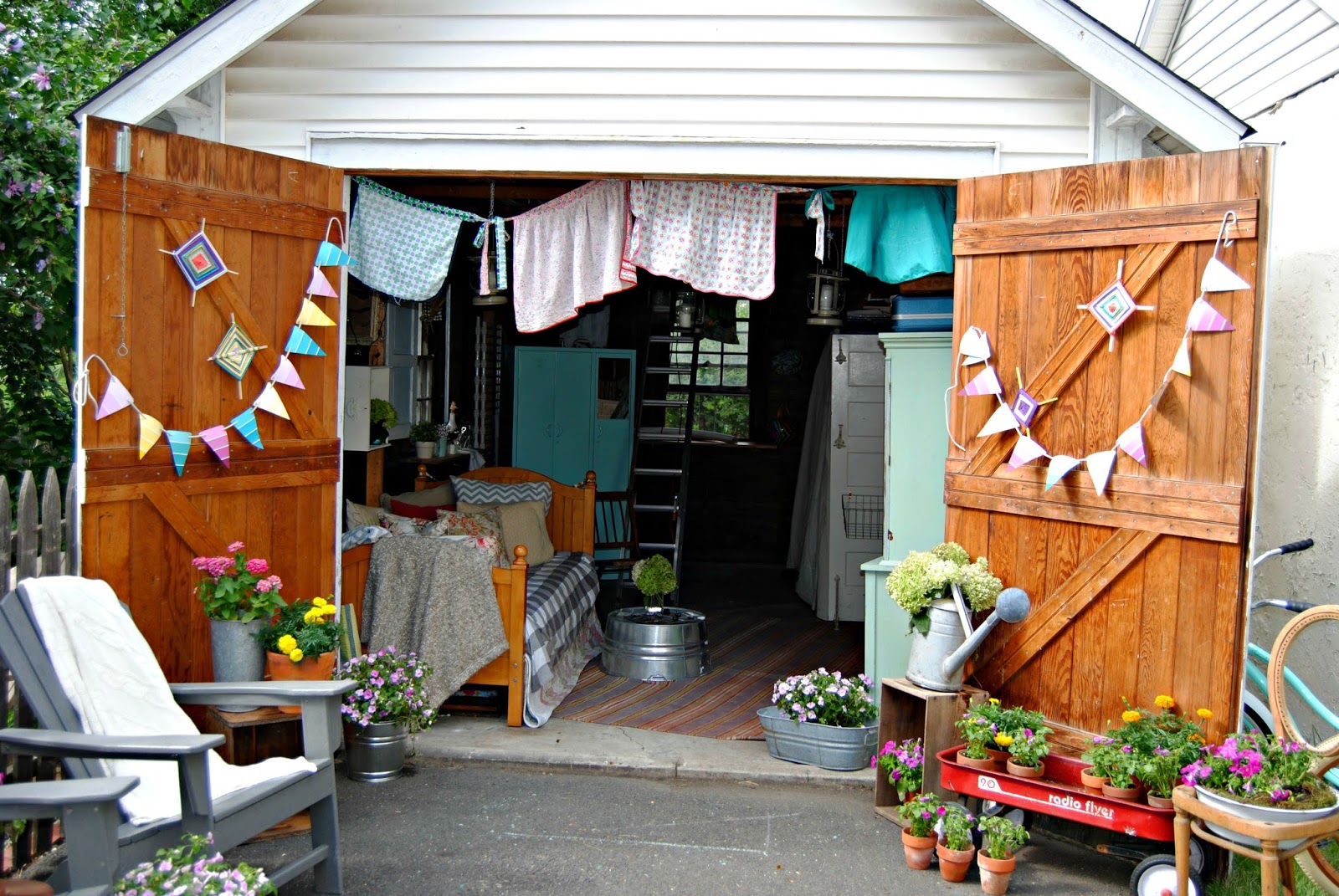 The Making of a She Shed - The Painted Home by Denise Sabia