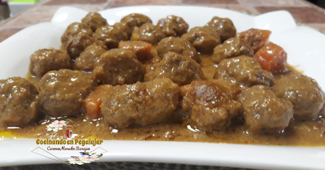 Albondigas de Ternera en Pepitoria