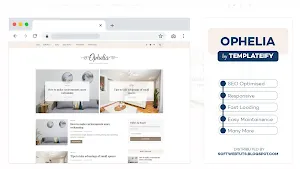 Ophelia - Responsive Beauty Blogger Template