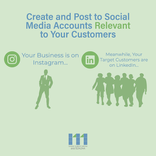 create-post-social media-relevant-target-customers