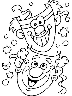 Carnival Coloring Pages