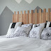 Faça você mesmo uma cabeceira de cama com ripas de madeira