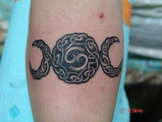 Celtic knotwork arm tattoo, photos and image