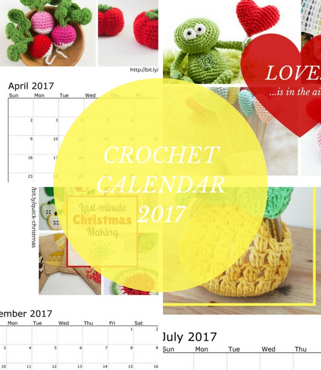 Crochet Calendar 2017 | Happy in Red