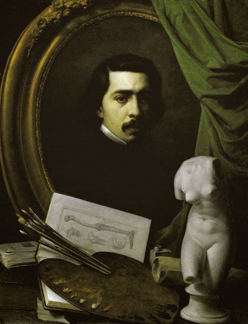 Carlos Maria Esquivel, Pintores Realistas Españoles, Galería de retratos figurativos, Autorretrato, Pintor español 