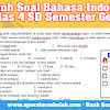 Contoh Soal Bahasa Indonesia Kelas 4 Sd Semester Genap