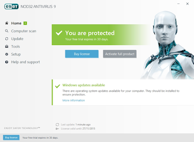  Apa kabar para teman semuanya pada kesempatan kali ini aku akan membagikan kepada teman  Update, Eset Nod32 Antivirus 11.1.42.1 Final Full Version PC