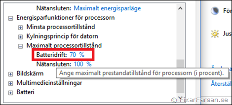 Optimera-CPU-hastighet-Batteritid