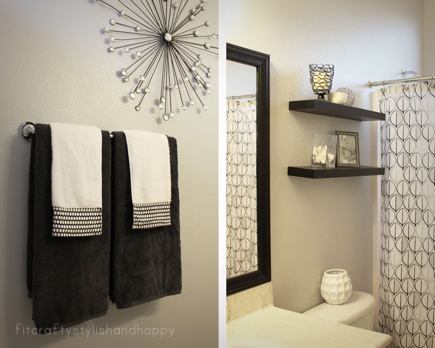 Black White Bathroom Decorating Ideas
