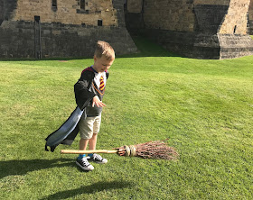 J broomstick training at alnwick castle 