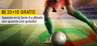 bwin promocion 10 euros serie a 27-28 mayo