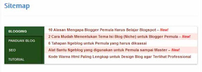  Daftar isi blog atau yang lebih familiar biasa disebut sitemap yaitu daftar semua isi su Cara Membuat Daftar isi blog (sitemap) yang simple dan keren