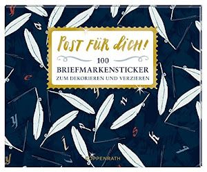 Stickerbuch - Post für dich!: 100 Briefmarkensticker zum Dekorieren und Verzieren