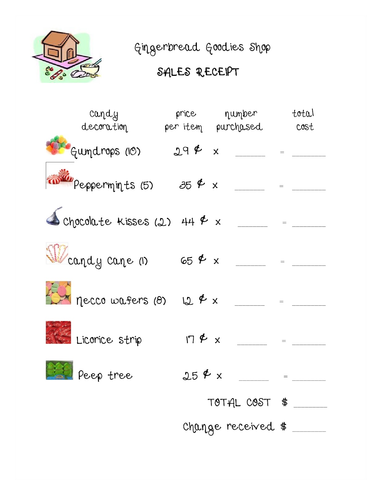 Design Your Own Gingerbread House Worksheet House List Disign