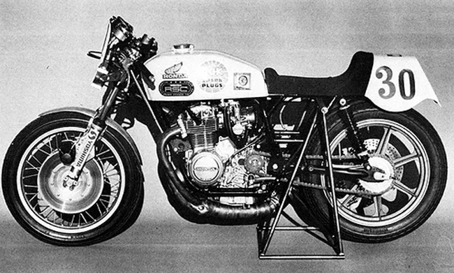 Kaz Yoshima Honda CB400F bike Cafe Cacer