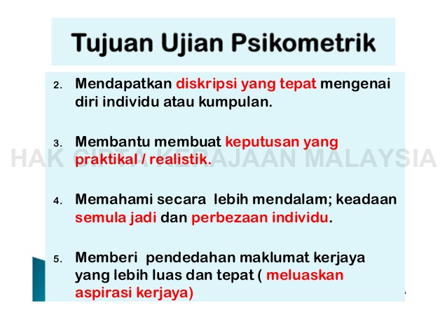 Contoh Soalan Ujian Psikometrik Untuk Semua Jawatan 