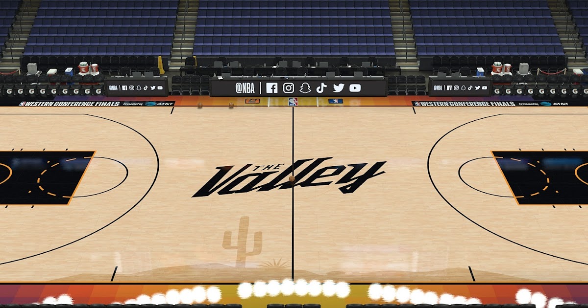 NBA 2K21 Phoenix Suns Western Conference Finals 20-21 8K Court by SRT