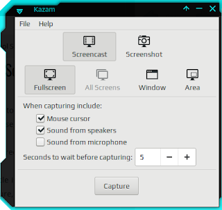 Kazam Screencaster, A Simple And Cool Screen Recording!