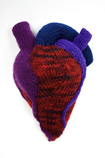 knitted heart, valentine's day ideas