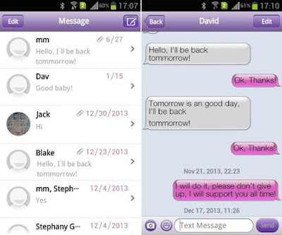 Cara Merubah Tampilan SMS Android Menjadi Tampilan iPhone