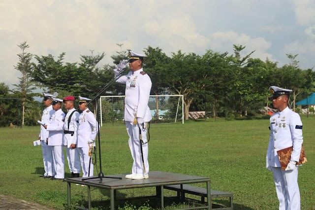 Bertindak Sebagai Inspektur Upacara di Yonif 10 Marinir/SBY, Adi Yanuar : 'Tetap Amalkan Nilai-nilai Pancasila'