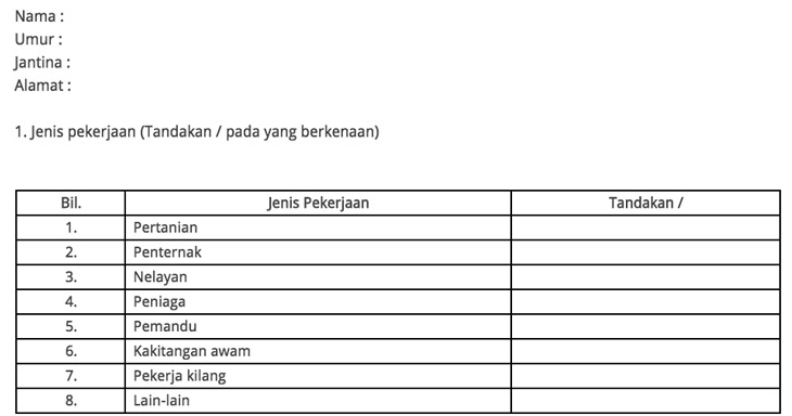 Soalan Kaji Selidik Kepuasan Kerja - Kecemasan q