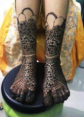 Foot Mehndi Design Images