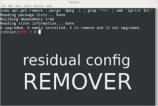 residual config remover