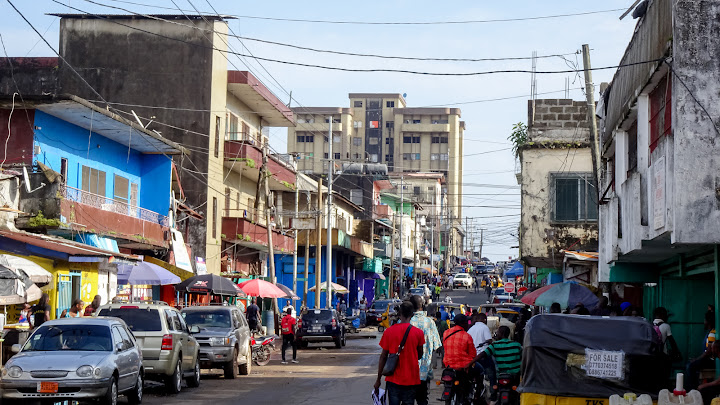 Downtown Monrovia as Tourist