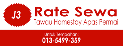 Rate sewa Tawau homestay Apas Permai