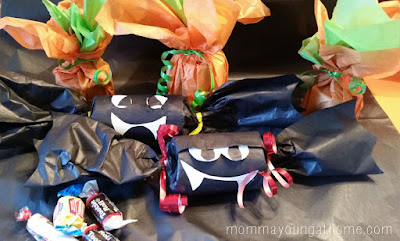 Homemade Halloween Treat bags