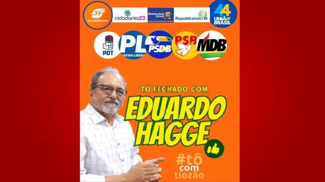 Eduardo Hagge volta a cometer crime eleitoral em pré-campanha