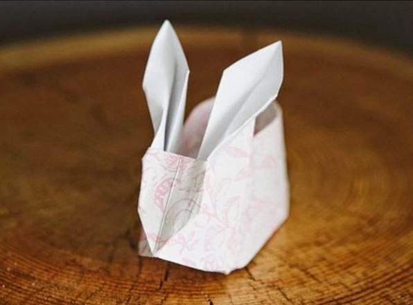 DIY Easy Paper Origami Bunny Box - The Idea King