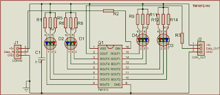 TM1803 pixel LED Diagram HV