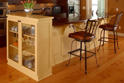 Curved Kitchen Island