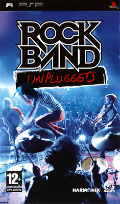 Free Download Rock Band Unplugged PSP Game Cover Photo