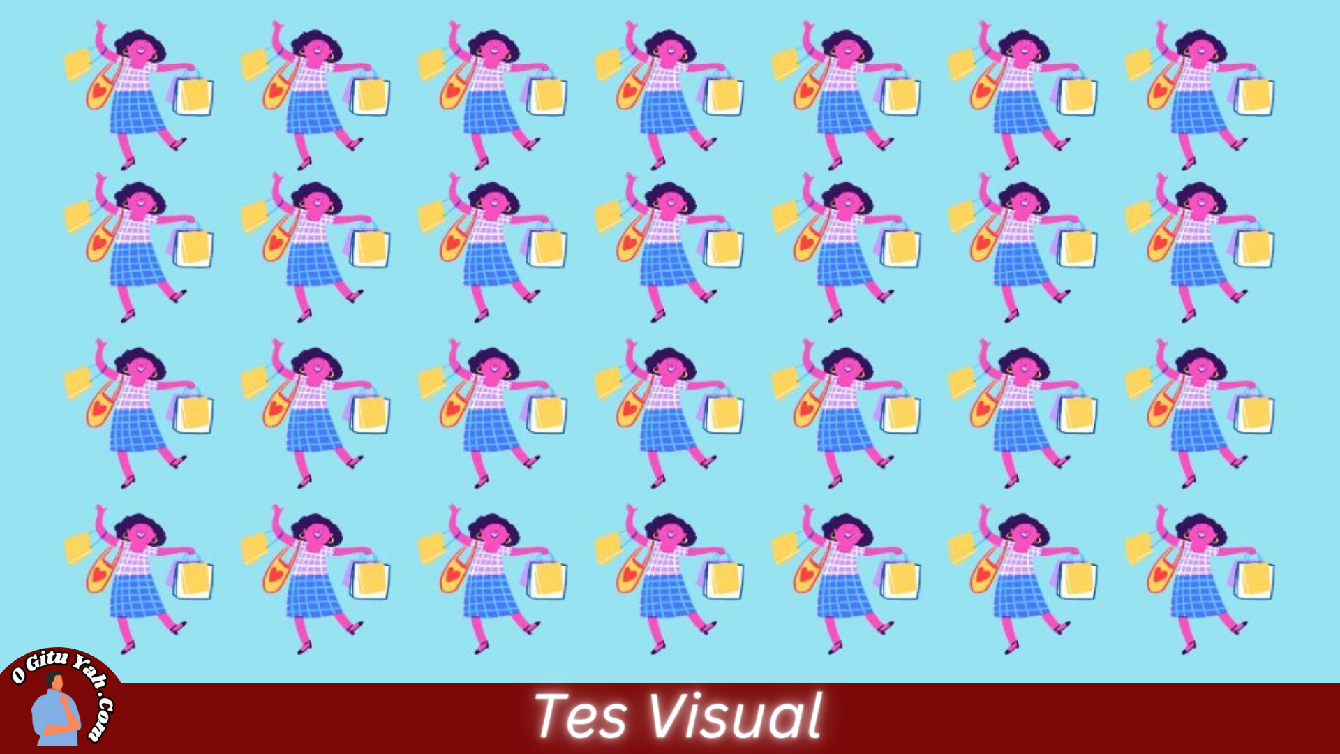 Tes Visual - Temukan Wanita yang Berbeda
