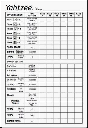 yahtzee dannys way to train for a marathon