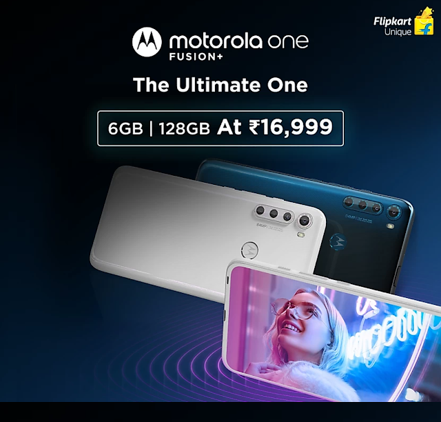 Motorola One Fusion+ With Pop-Up Selfie Camera, 5,000mAh Battery Launched in India: Price, Specifications