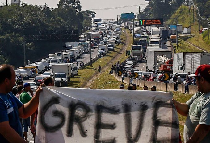 Oitavo dia da greve dos caminhoneiros