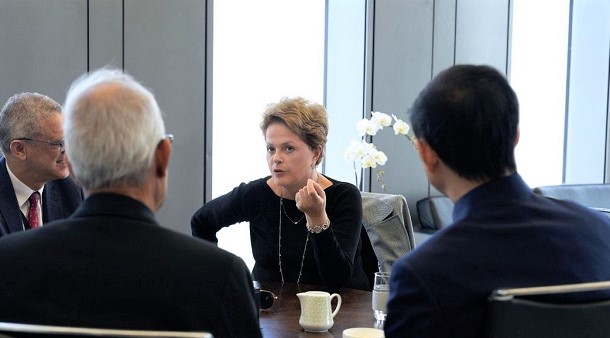 Dilma Rousseff, président de la New Development Bank, créée par les BRICS