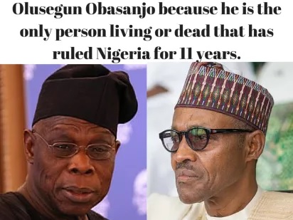 ‘Obasanjo only person living or dead that has ruled Nigeria for 11 years’