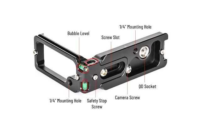 Sunwayfoto PNL-Z6II L Bracket bottom view