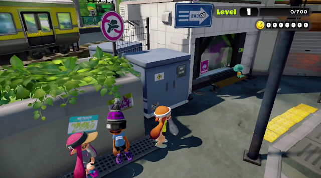 Splatoon Inkopolis gun-free zone sign Booyah Base