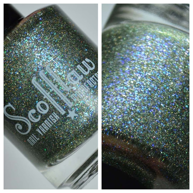 green holo nail polish