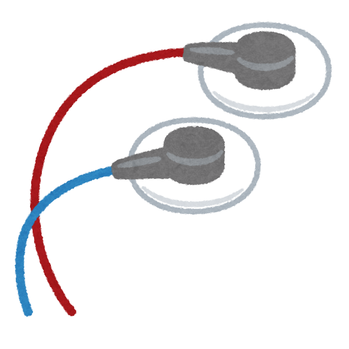 心電図の電極のイラスト シール かわいいフリー素材集 いらすとや