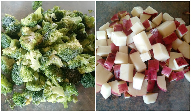 Broccoli Cheese Potato Soup--Made with fresh ingredients and so good!