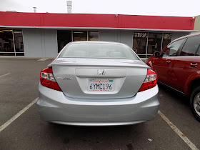 Honda Civic after auto body repairs at Almost Everything Auto Body.